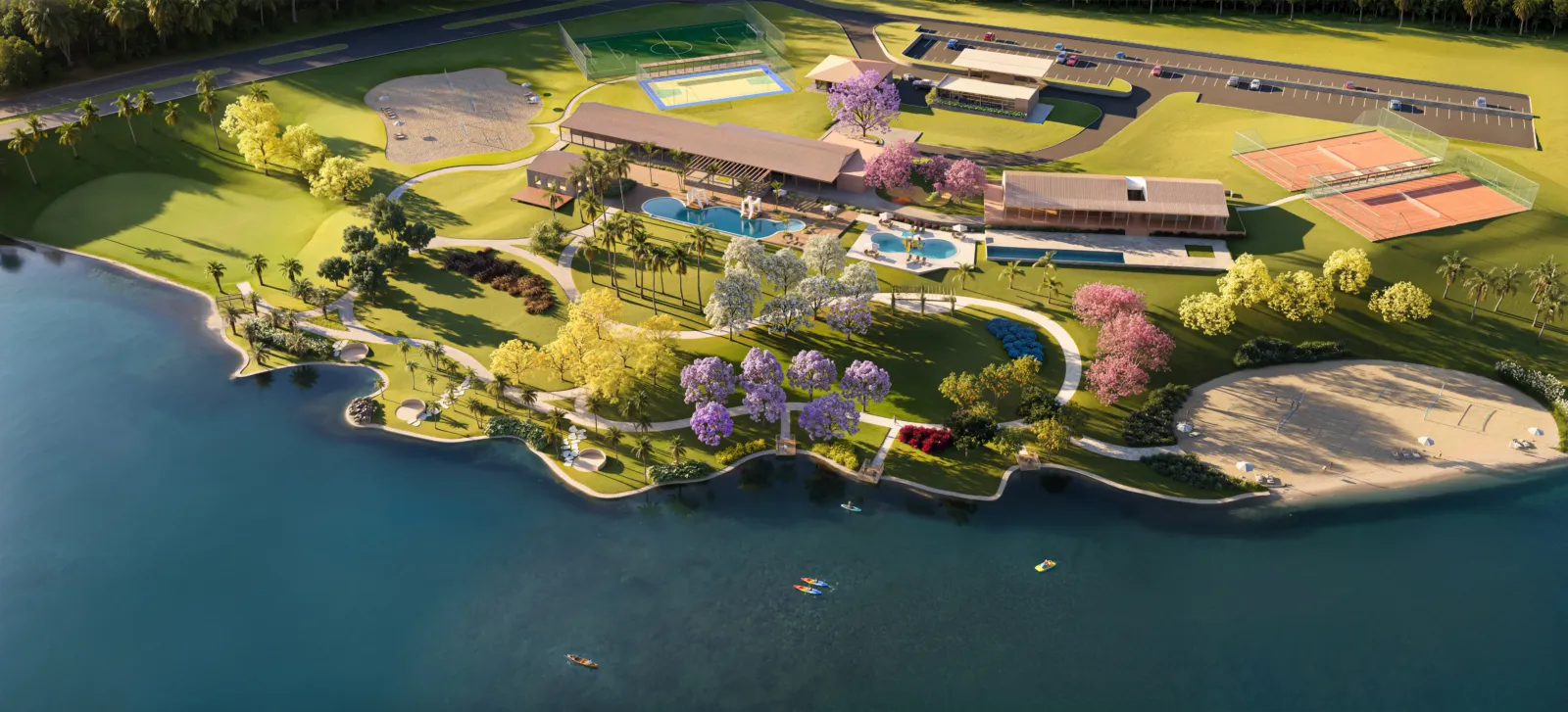 Lago com 40 mil m² de Lâmina D'Água